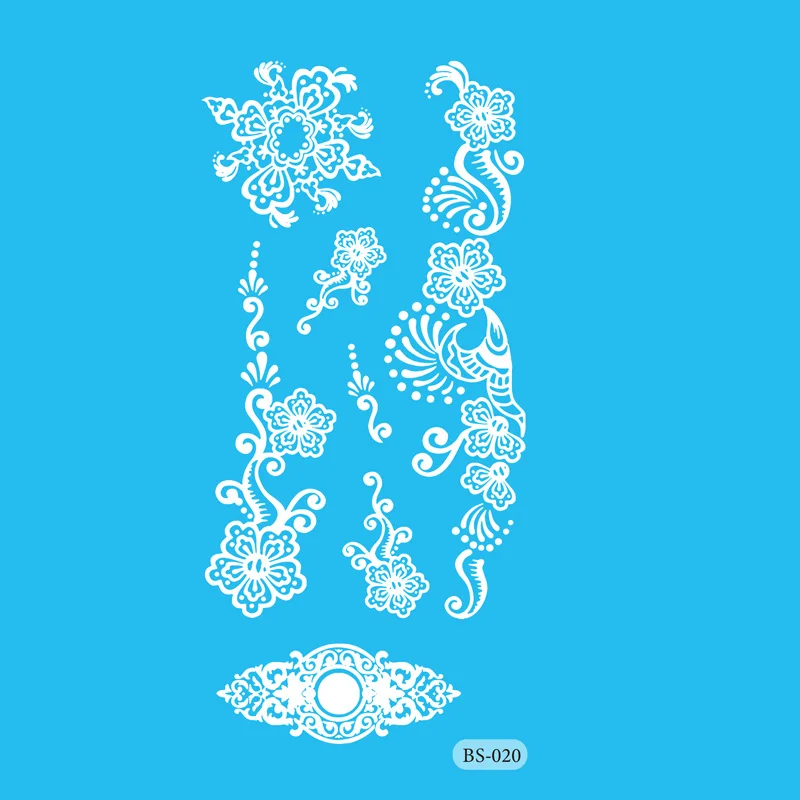 Custom Wholesale New Simplicity Style Waterproof And Sweat Proof Henna Hand Tattoo