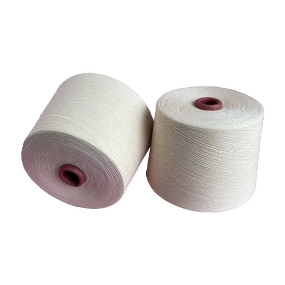 China manufacturer  price combed cotton knitting oe 30s/1  raw white  yarn