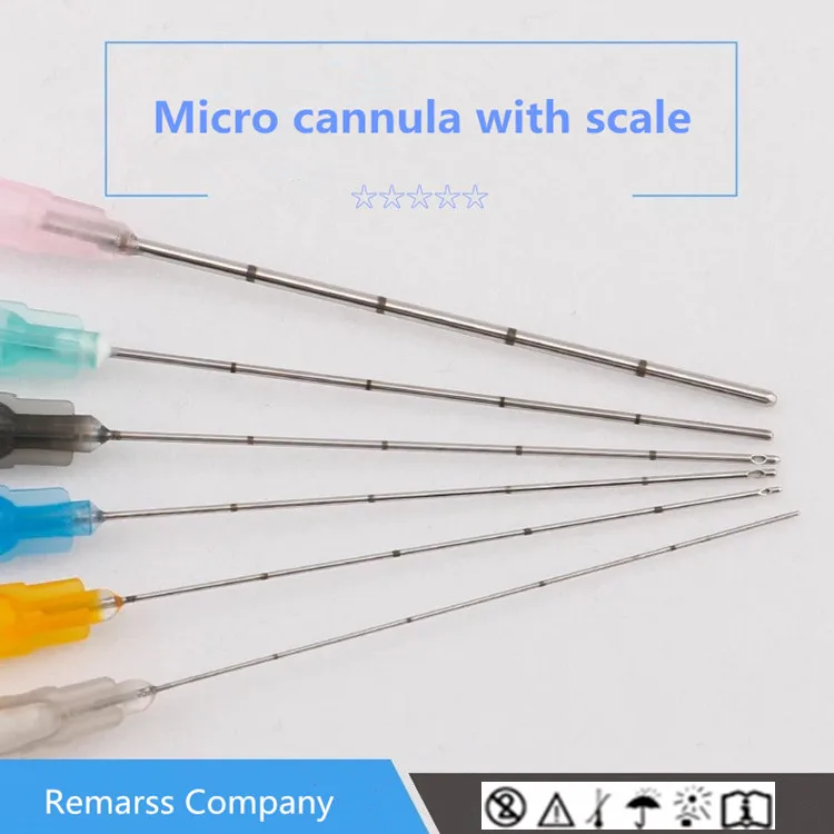 
free shipping wholesale micro cannula 25g50mm dispos micro cannula for filler blunt micro cannula needle 