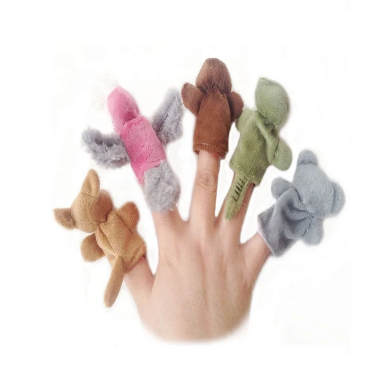 5pcs Plush Toy Story Doll Australia Animal Koala Kangaroo Crocodile Platypus Galah Finger Puppet
