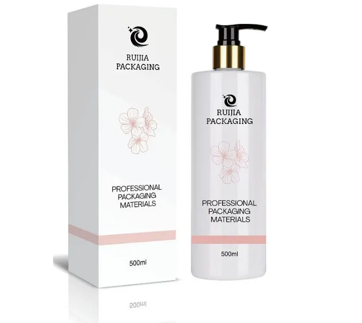 Shampoo lotion packing 150ml 250ml 300ml 500ml white plastic fresh cherry scrub body wash bottle with lotion pump sprayer