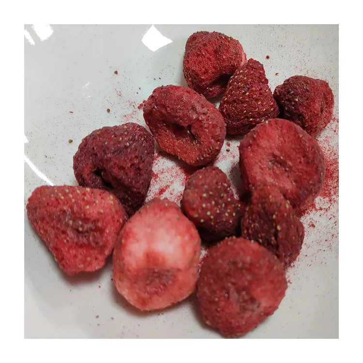 100% Dried Fruit Nicefoods Supply Freeze Dried Strawberry whole/slice/powder No Sugar for Fruit