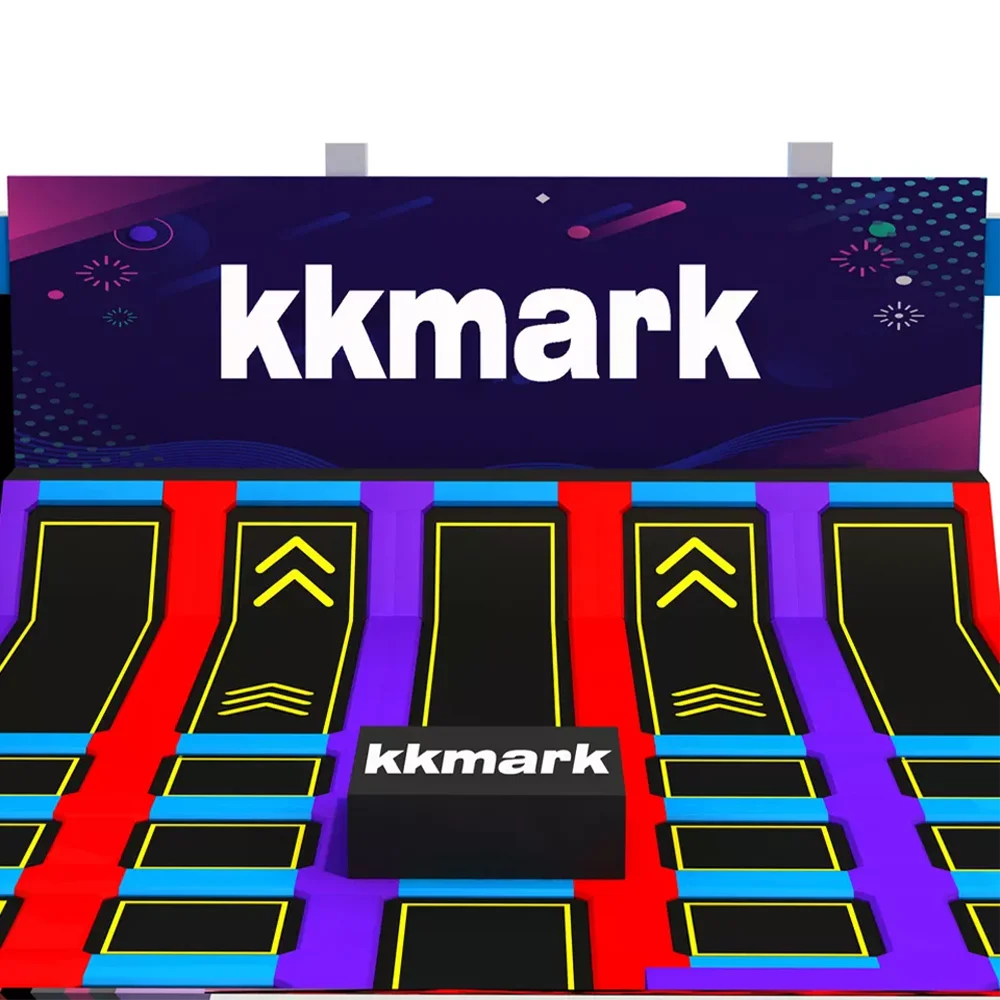 KKMARK пользовательские крытые многофункциональные коммерческие детские площадки батуты оборудование батут парк с