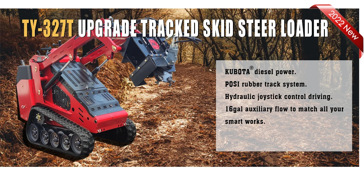 25hp mini diesel skid steer loader TY-327T with EPA tier3 for USA and Canada