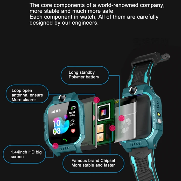 Best Seller 2022 Kid Smart Watch for Kids Cheap Price 2G Child Anti-Lost SOS Call GSM LBS Location Q19 Kids Smart Watch