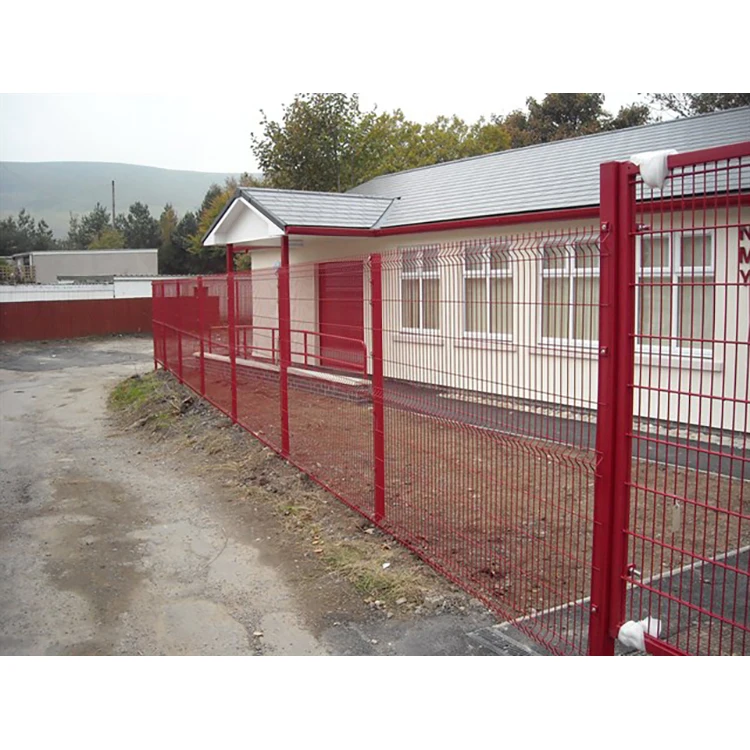 High Quality PVC Welded Galvanized Iron Wire Mesh Panel 3D Garden Perimeter Fence