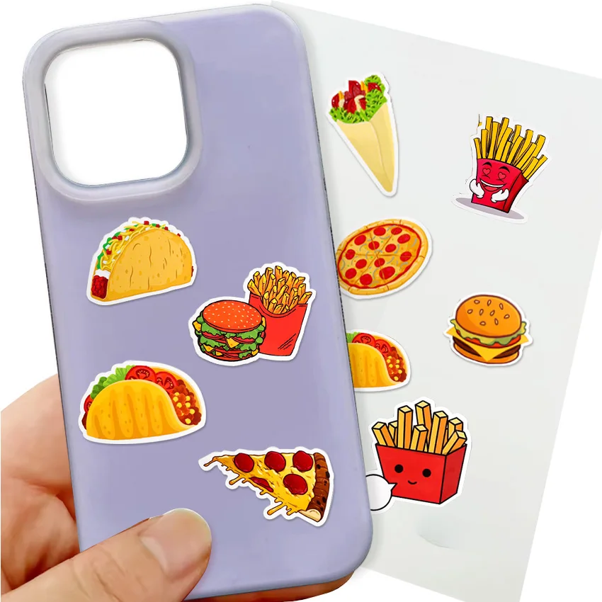 Custom logo design mobile phone sticker adhesive stickers decals for phone cup laptop gift