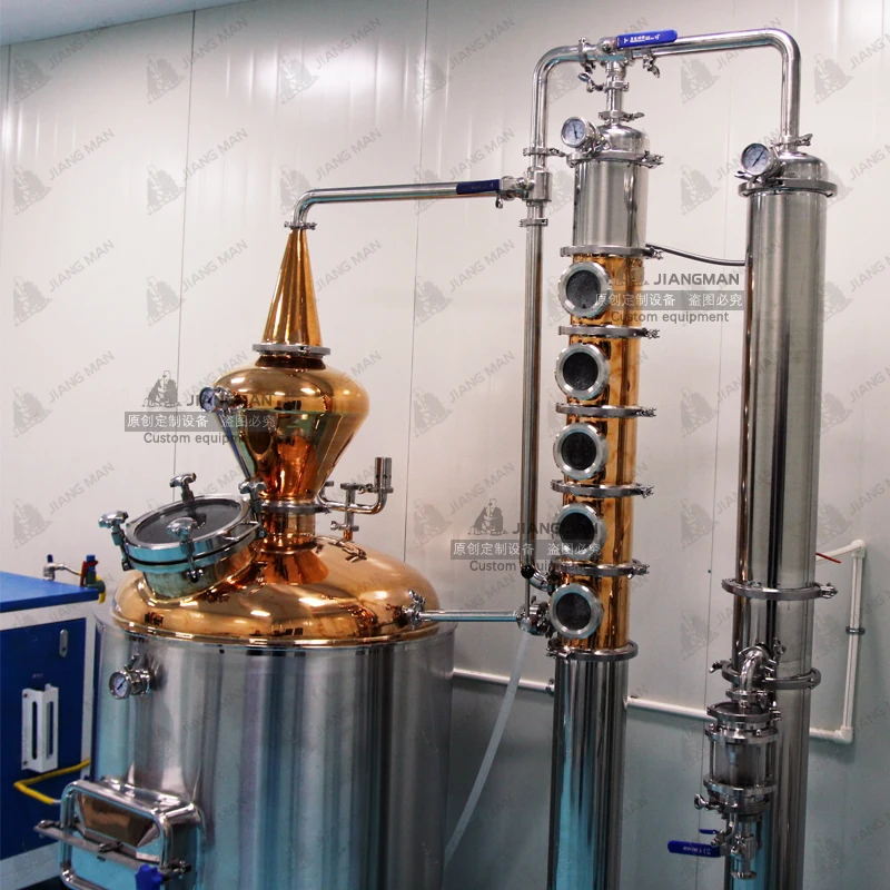 copper distillery equipment-500l distiller alcohol copper