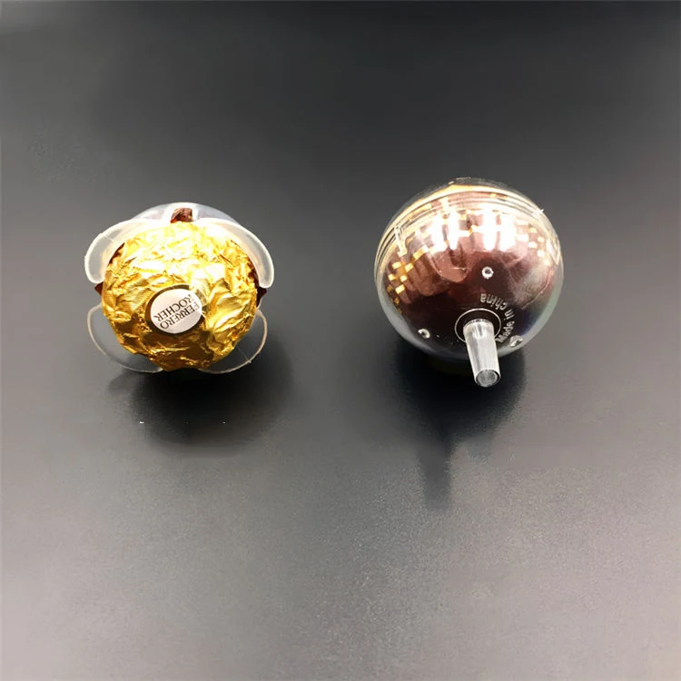 Fresh Flower Diy Ball Bouquet Material Package Plastic Hollow Transparent Chocolate Cup Holder