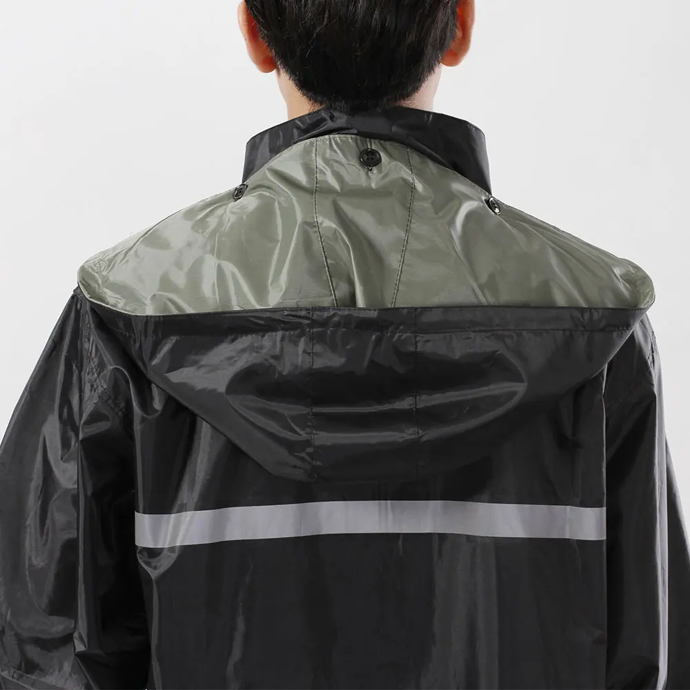Reflective  Waterproof Workwear Uniform  Clothes High Visibility Traffic Patrol Protective Work Raincoat