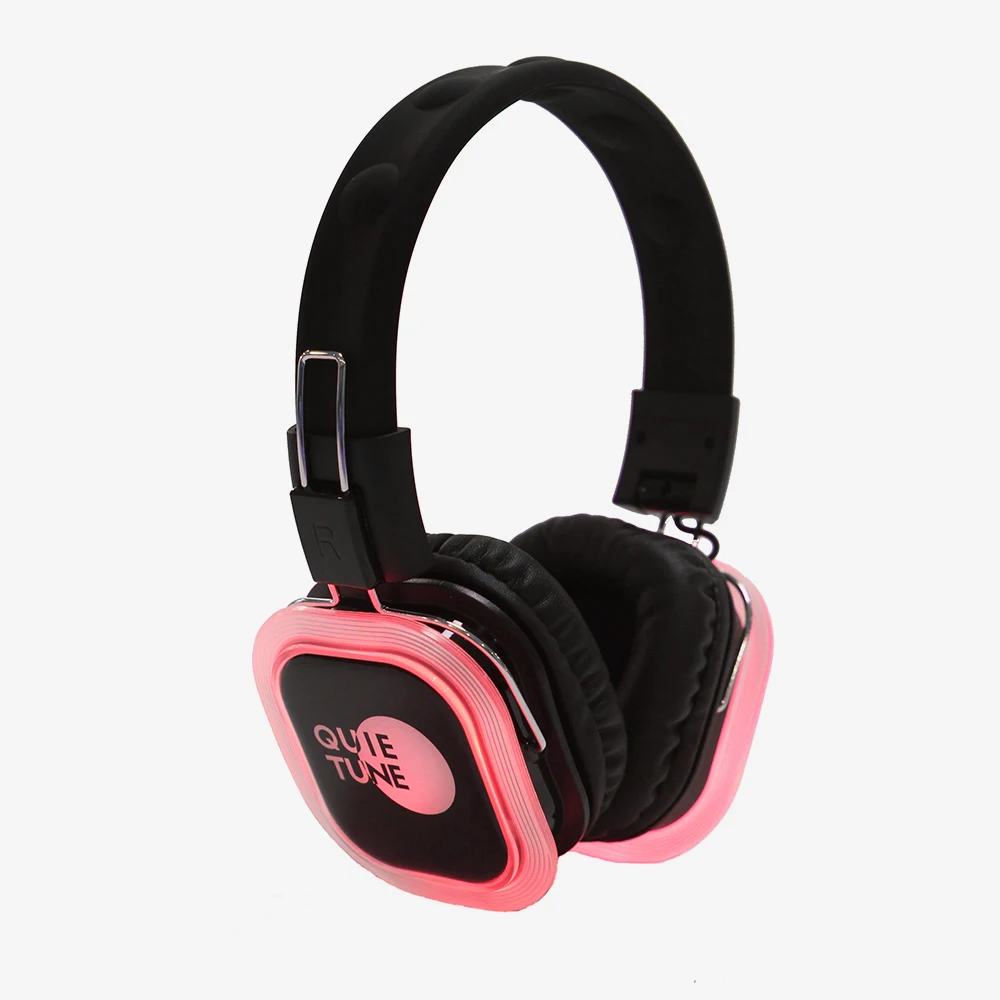 Silent Disco Headphone F39 500M control distance Quiet Party headset Stereo silent disco earphone and transmitter