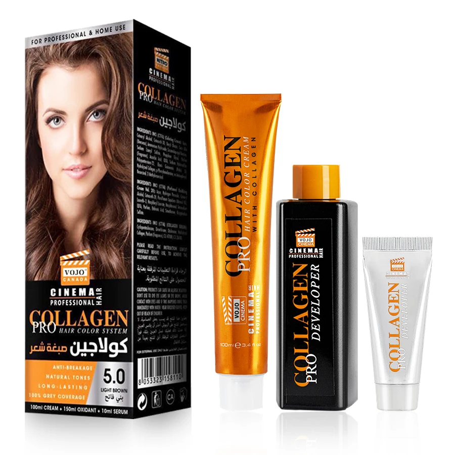 Private label Salon hair dye color Factory Price Semi Permanent Professional Hair Color Cream