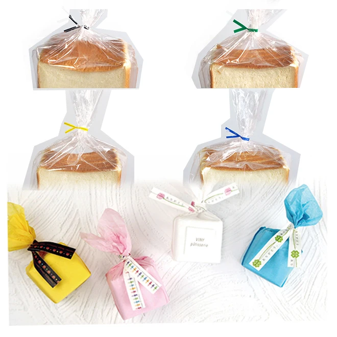 Food plastic paper bag packaging cable twist tie In Japan