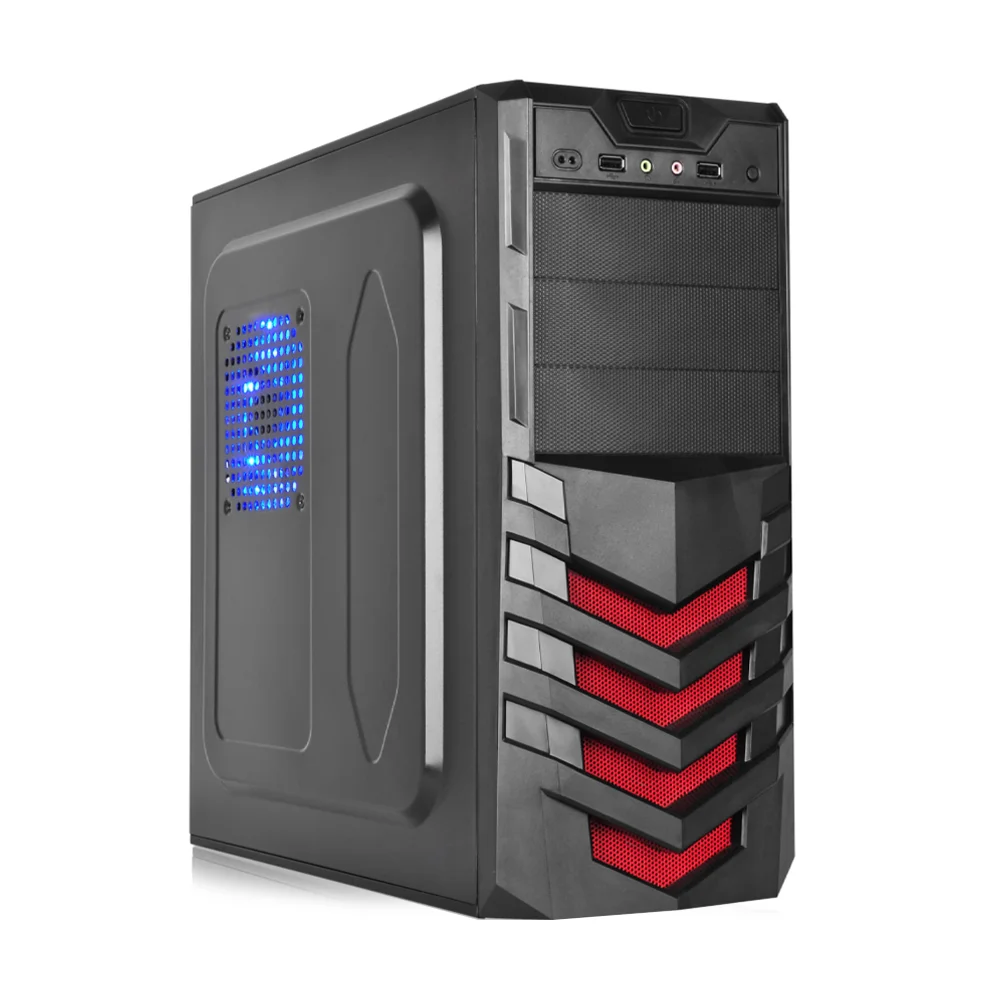 Factory Direct Selling ATX ITX Desktop Cabinet SPCC Tempered Glass Office PC Case 2025 Computer Gaming Casing