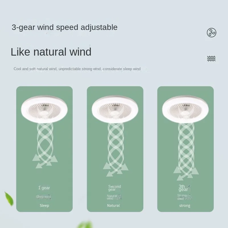 Led Smart Ufo Lamp With Fan-long Neck E27 High Quality Cheap European Modern Minimalist Interior Decoration Led Ceiling Fan