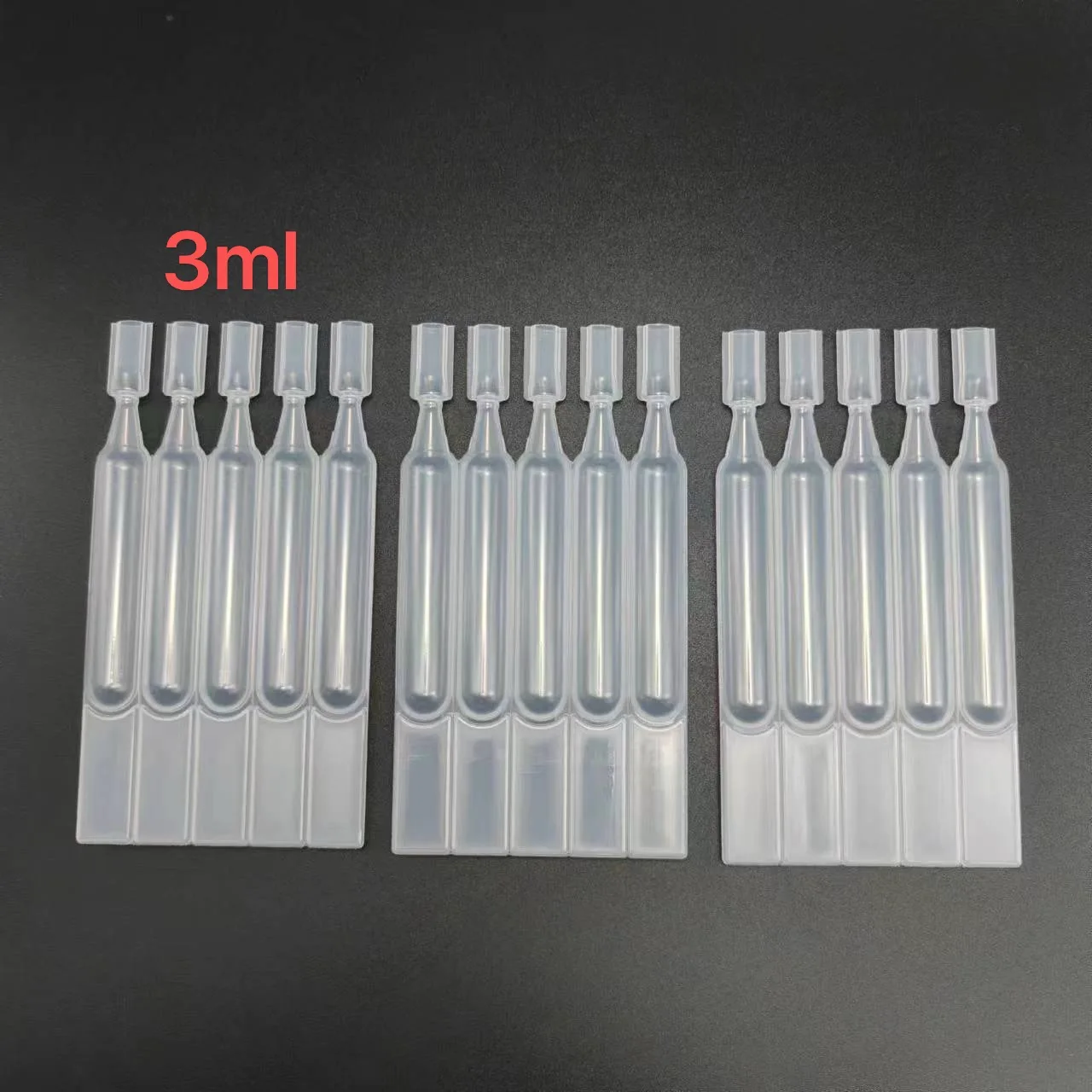 3ml New Design Disposable Plastic Twist off Cosmetic Tube Soft PE Material for Cleanser Eye Cream Mask Hair Oil Broken Lid