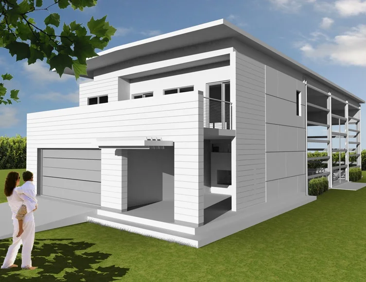 Wuhan daquan роскошный дизайн светлый стальной сборный дом вилла