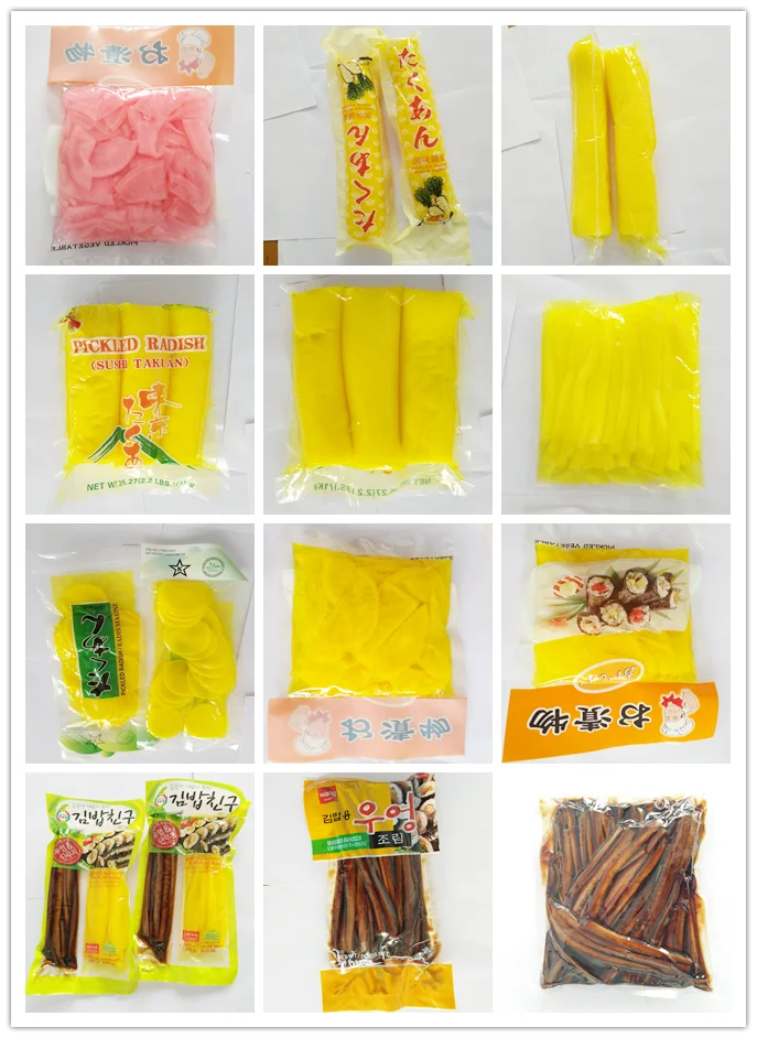 Factory Directly Selling instant food take-out sushi gari in sachet
