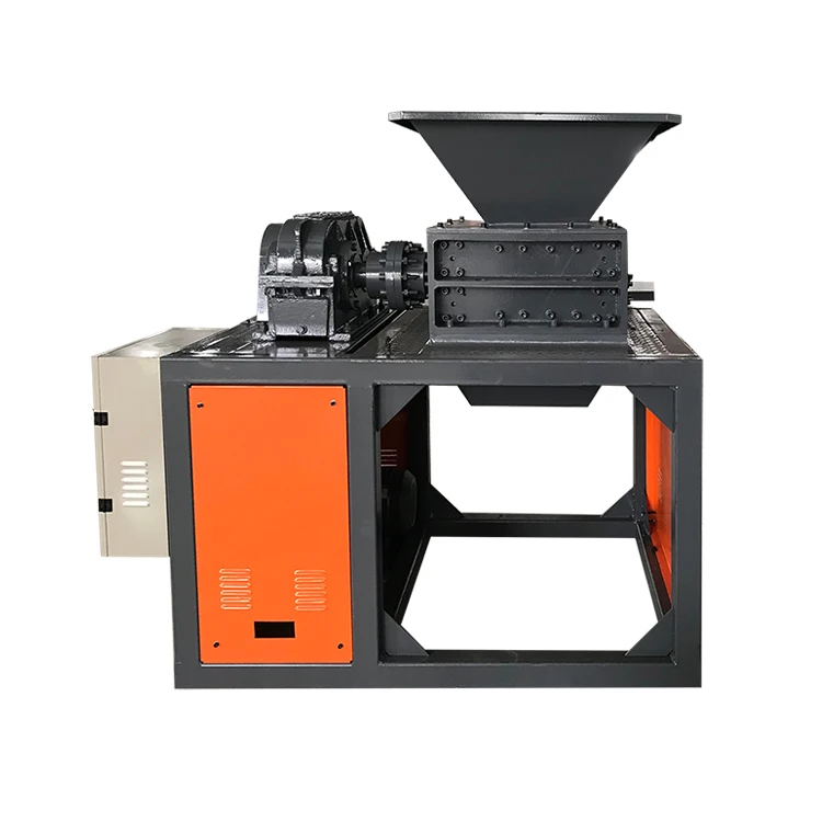 
Double shaft shredder coconut shredding kitchen food waste shredder 