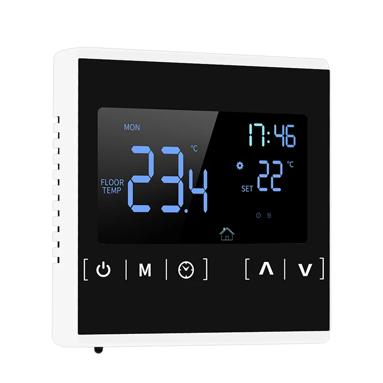 110V 120V 230V All Touch Screen Temperature Controller Thermoregulator Black Back Light Electric Heating Room Thermostat WiFi