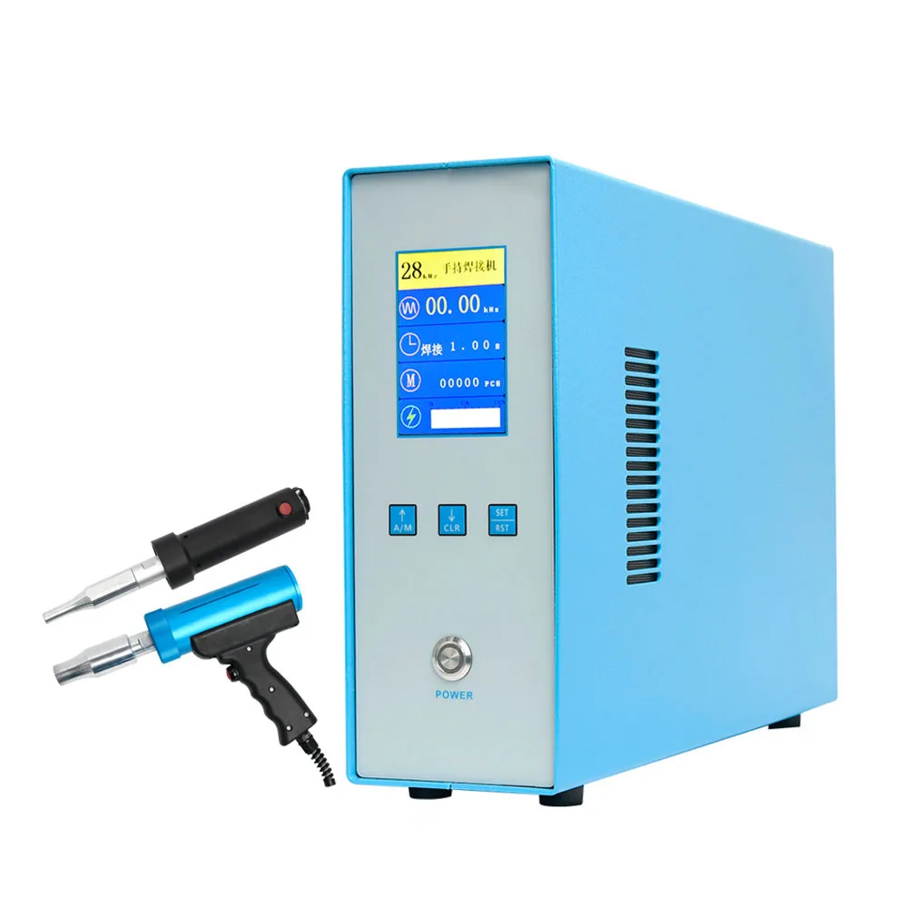 LINGKE 28kHz/30kHz/35kHz 900W intelligent automatic handheld ultrasonic spot welding machine