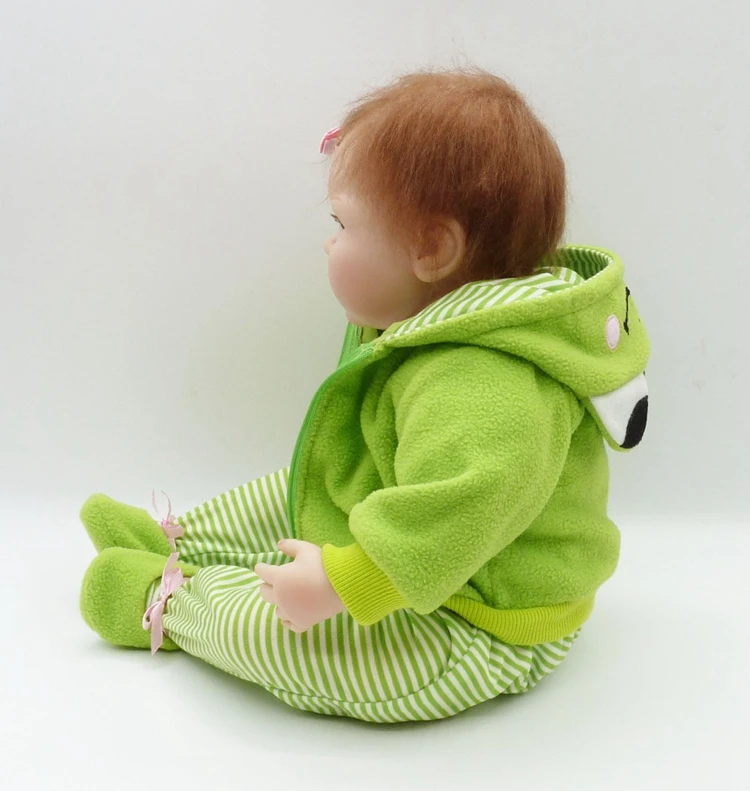 NPK Realtouch 55cm Silicone  Lifelike Bonecas Baby newborn realistic magnetic pacifier bebes reborn dolls babies toy