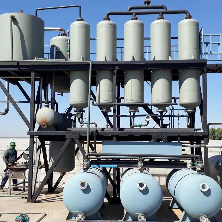 Waste Crude Oil Refinery Distillation Plant Pyrolysis Oil To Diesel Distillation Plant