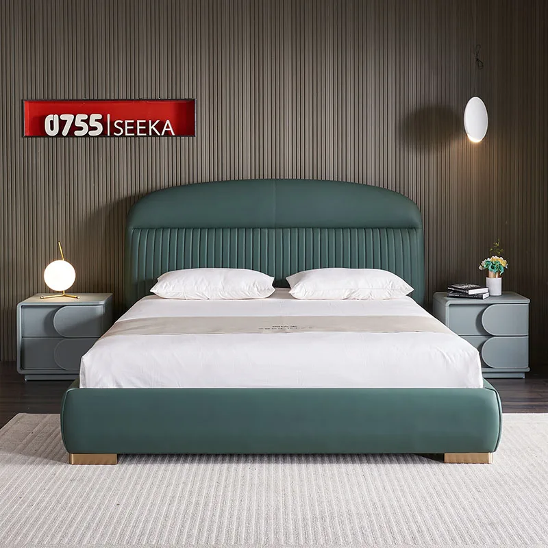 Cama King Size Beds Home Bedroom Furniture Bett Luxury Bed Frame Queen Letto Lit Complet Up-holstered Beds