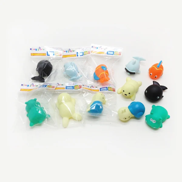 mini Squeeze bath toy ladybug hermit crab plane submarine butterfly