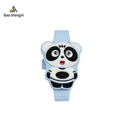 High Quality Cheap Gift Factory Supply Animals Kids Digital Watch Silicone Bracelet Touch Screen Cartoon Panda Toys Reloj