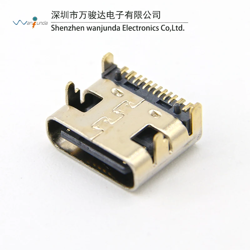 
Type C Charging Socket USB3.1 Type-C 16Pin Mobile Charging Connector for Charger 