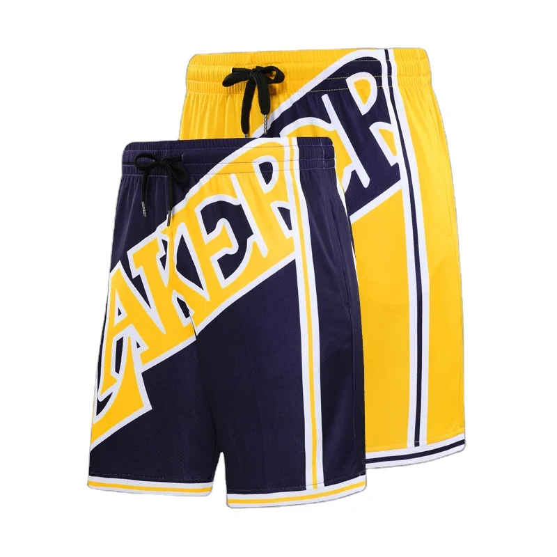 Custom Sublimation Print Basketball Shorts polyester basketball training shorts for sale