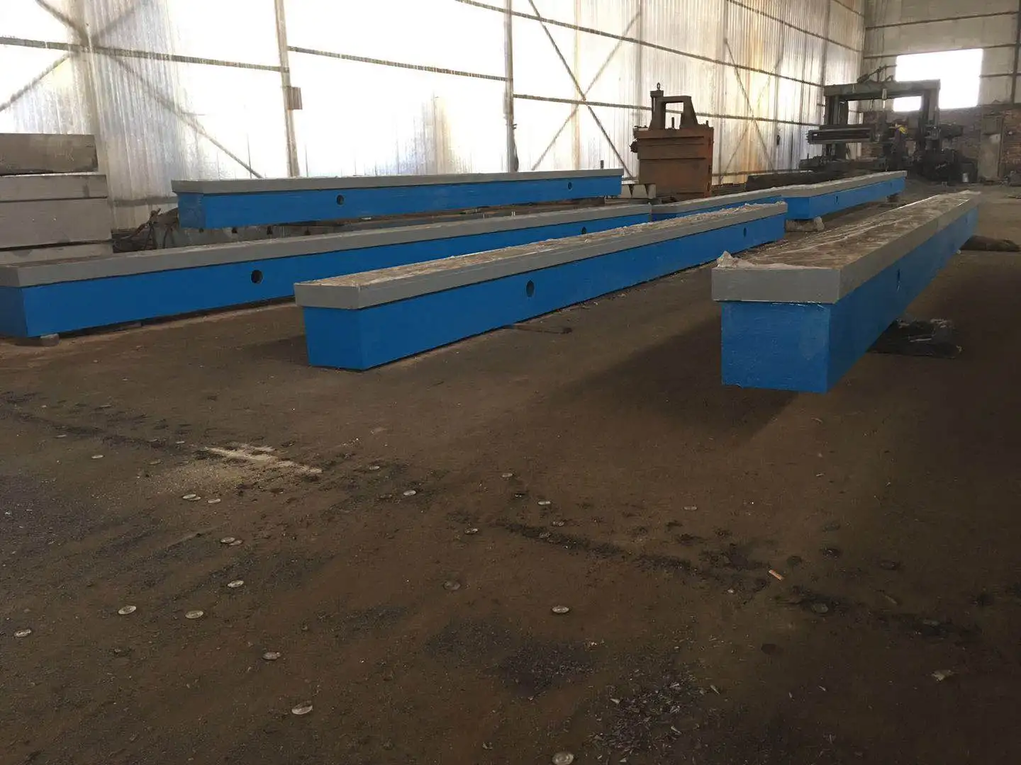 Manual polishing plane cnc machine tool cast iron lapping bed plate inspection platform