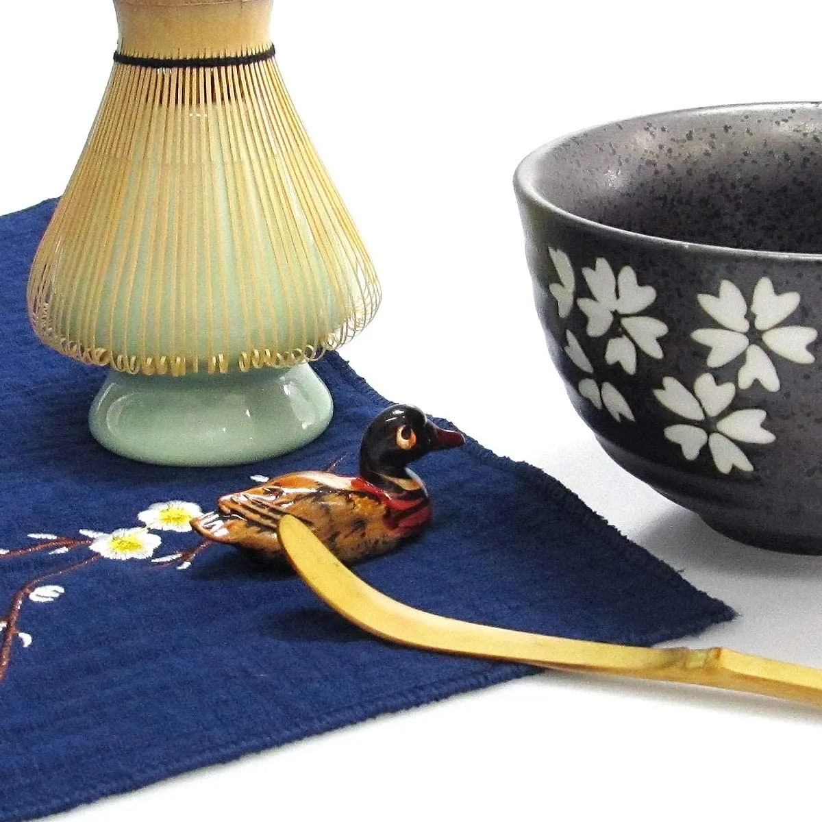 Traditional Matcha Tea Set Bamboo Matcha Brush Stirrer for Matcha Starter Set Paper box