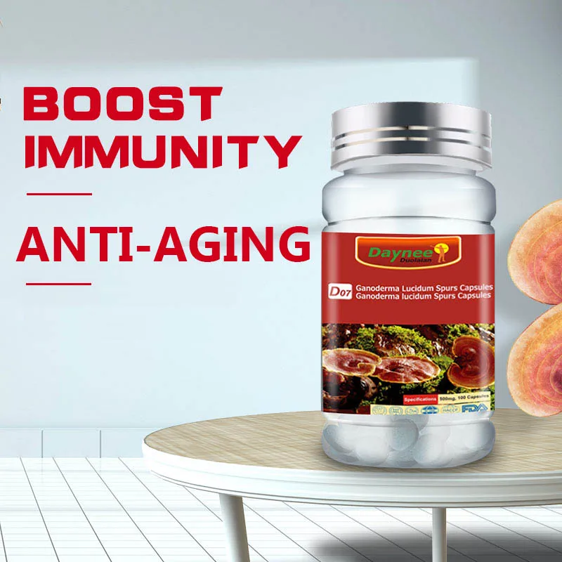 Healthcare supplements Ganoderma Spore extract Softgel Capsules reishi spore oil boost immunity natural herbal soft capsules