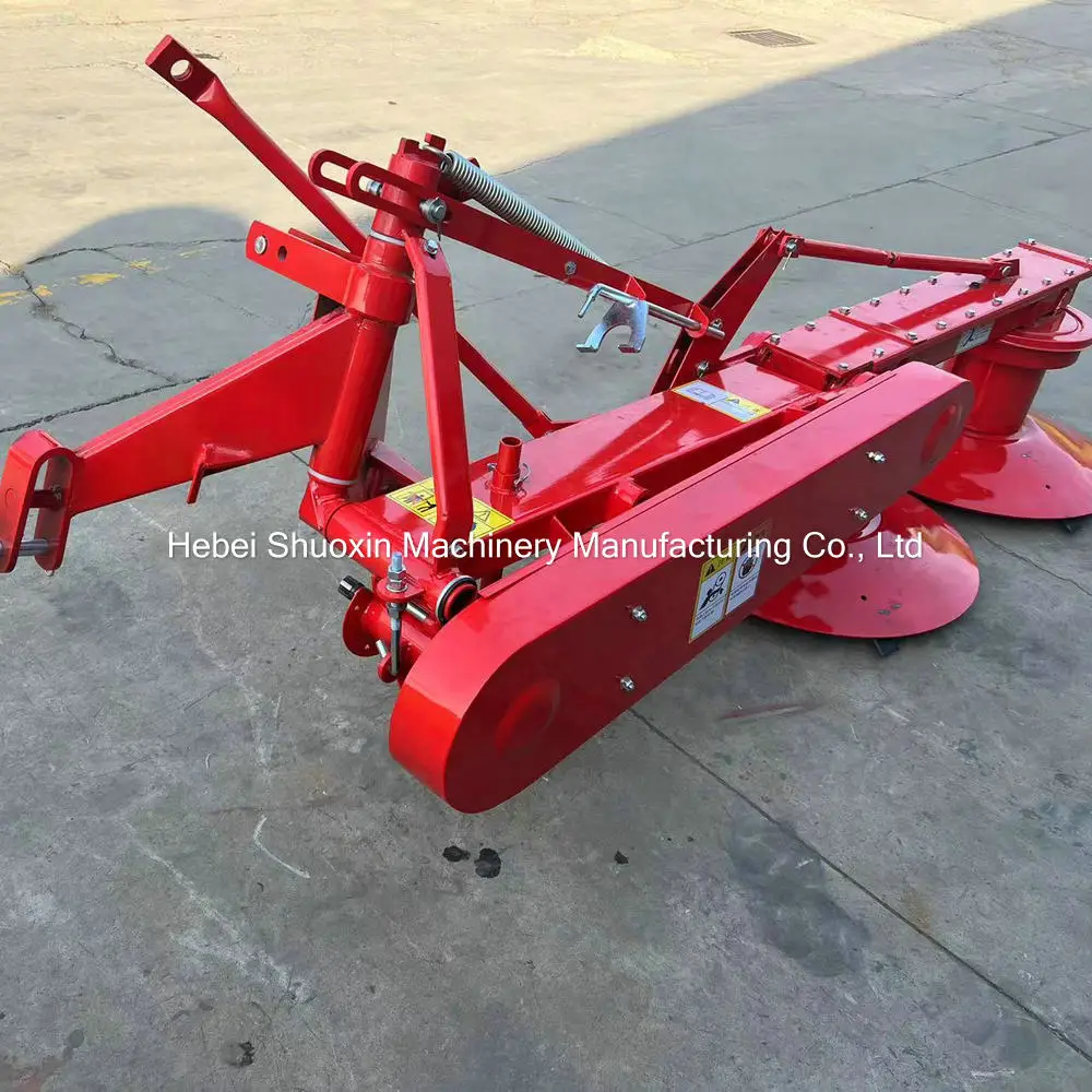 New design flail mower tractor suspension 1.35m 1.65m drum mower pto tractor grass cutting machine