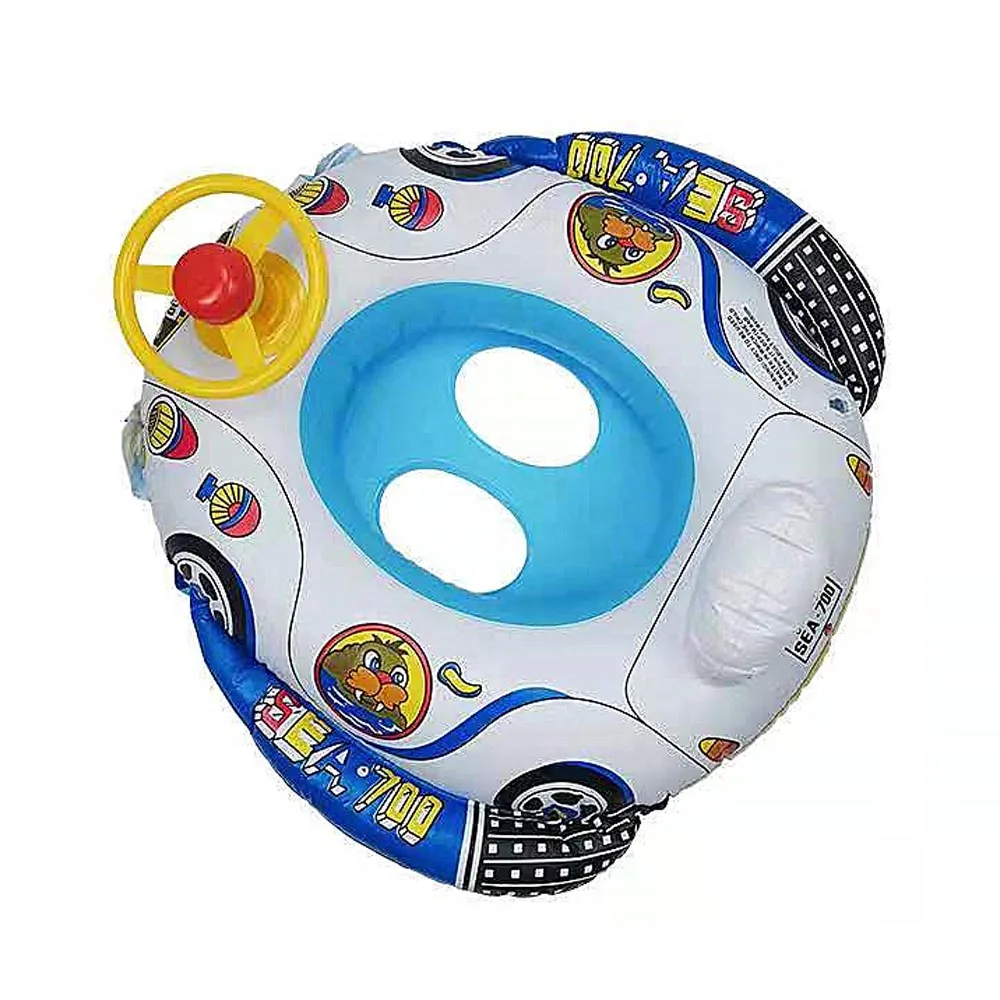 Hot Selling Baby Pool Inflatable Float Seat Boat Swim Ring Swimming Safe Raft Kids Water Motorcycle Car