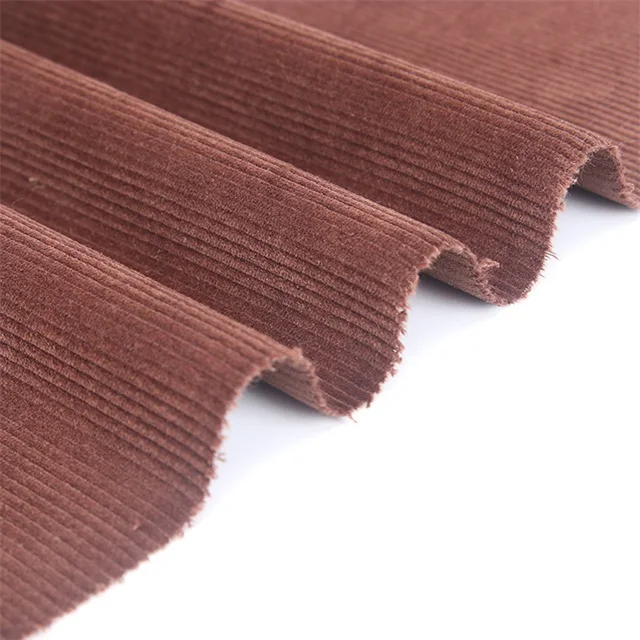 stock Cotton Corduroy Fabric 11 Wale stretch Corduroy For Garment 98 Cotton 2 sp Corduroy