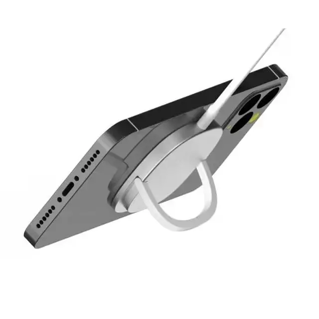 2023 New Arrival 15W Mini Cell Phone Charging Pad Desktop Magnetic Wireless Charger For Iphone PD Adapter Magnet Charger