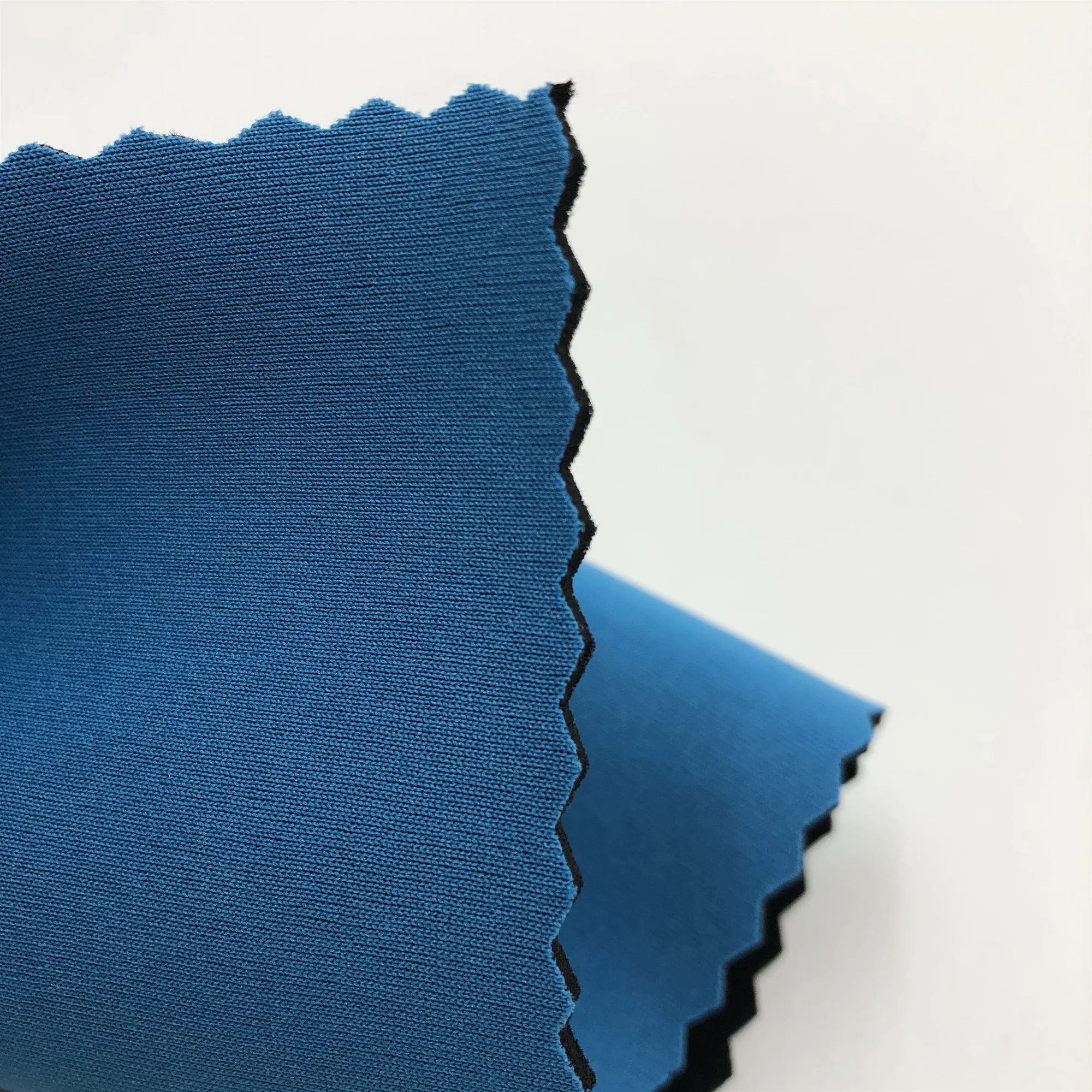 China manufacturer high quality neoprene breathable sky blue color neoprene  with polyester fabric