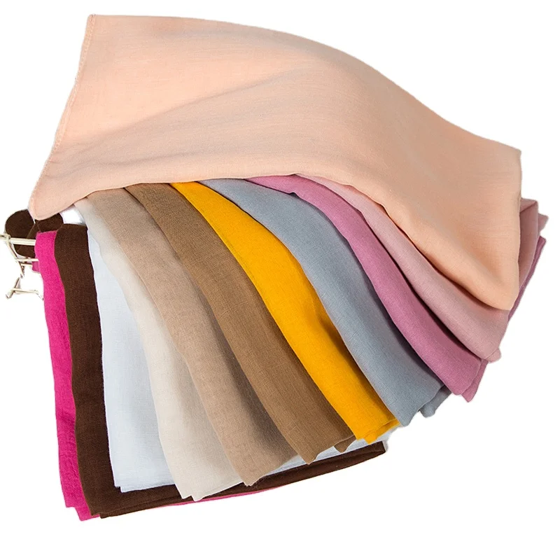 Лидер продаж, высокое качество, новый стиль, Малайзия, чистый цвет, головной платок, мусульманский женский хиджаб, пакистанский шарф, хиджаб