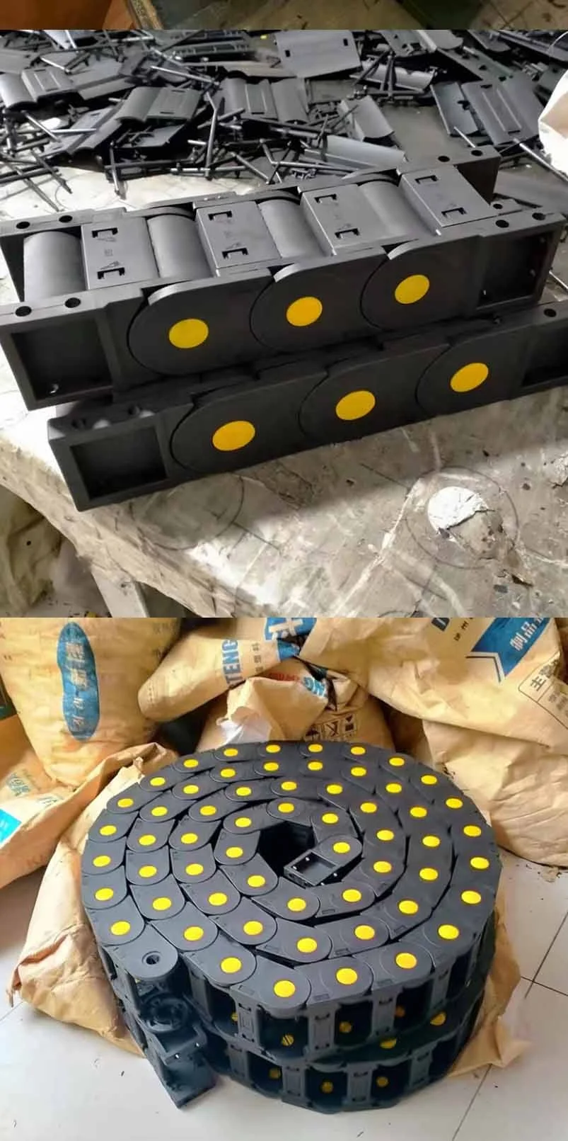 Инженерная нейлоновая пластиковая кабельная цепь усиленная Резьбовая бака Пыленепроницаемая масляная трубка