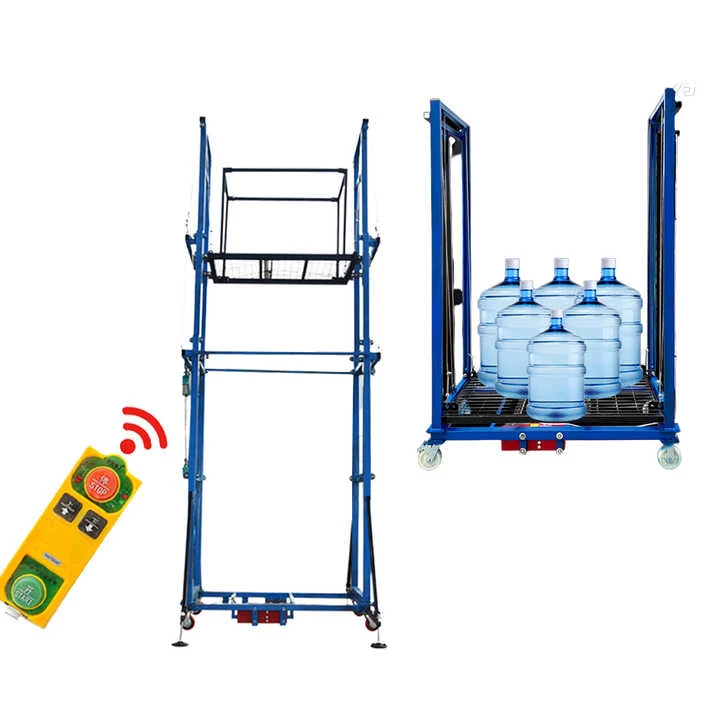 Xuyang 3m 5m 6m 500kg lift factory warehouse material handling material handling machine electric scaffolding