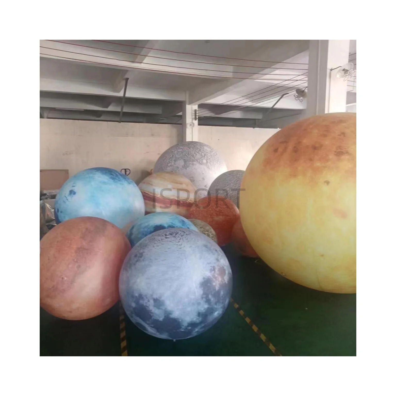 Giant PVC nine planet balloon inflatable planet saturn