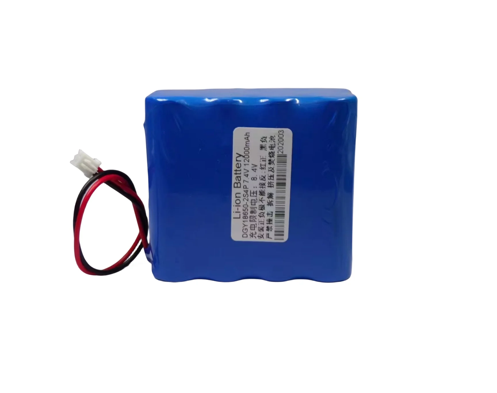 Customized large capacity 18650 3C 2000mAh lithium battery pack 3.7V 7.4V 14.8V 22.2V