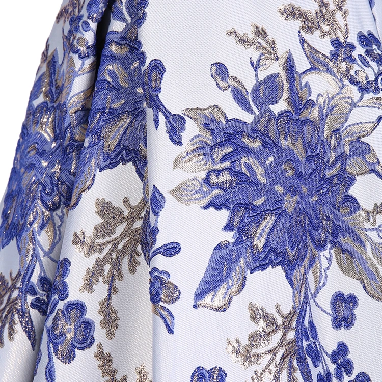 Elegant design flower pattern square neckline strapless embroidery prom dress