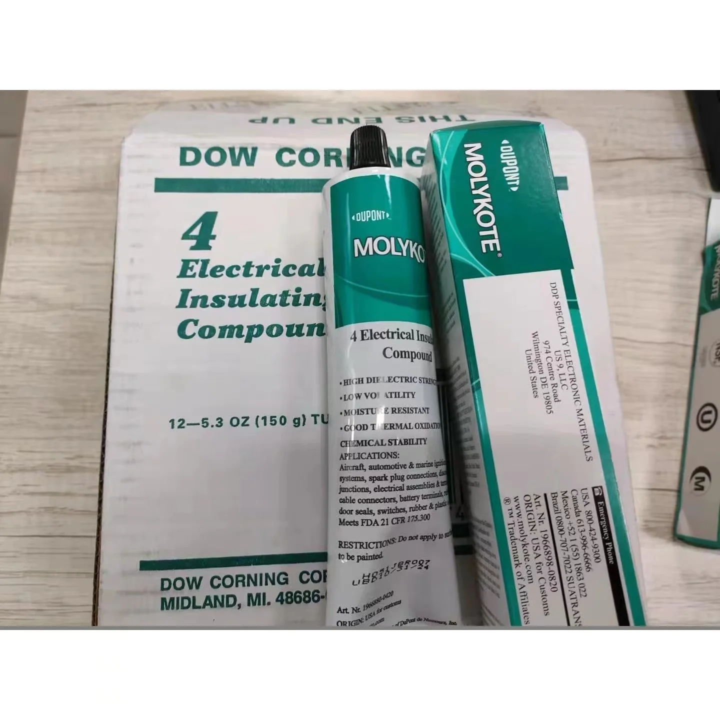 American MOLYKOTE  DC4 Insulating Gel Electric Insulating Paste Silicone Grease DC-4 Seal Lubricating Silicone Grease