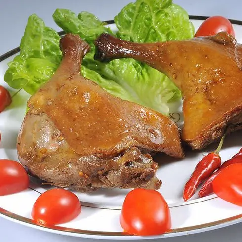 Roasted Duck meat snack Duck Legs with Honey Sauce