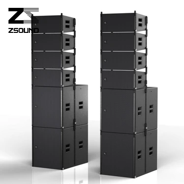  ZSOUND профессиональный аудио 10 дюймов 2way звуковая система пассивной линейного массива