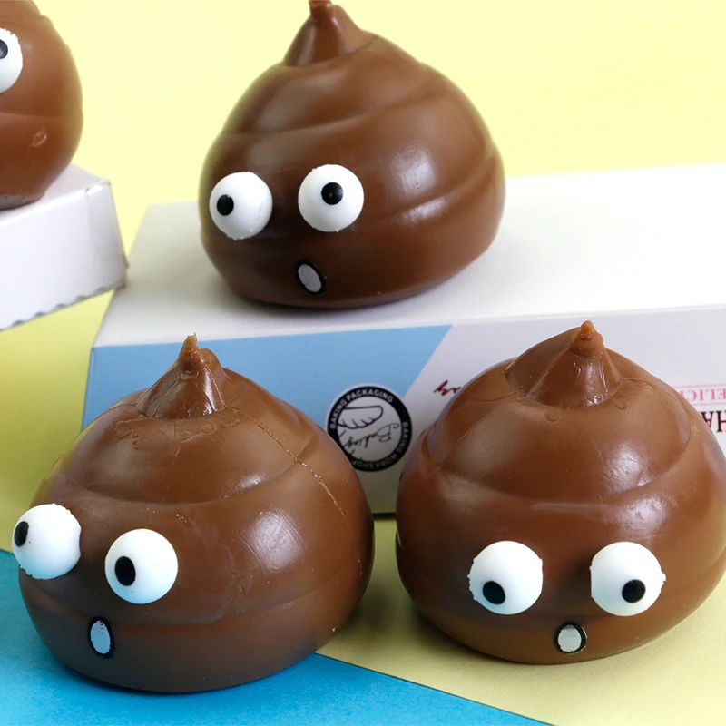 Hot Sale Adults Gag Gift Realistic Mischief Novelty Kids Toy Poop Halloween April Fools Day Poop Toy Simulated Spoof Toys
